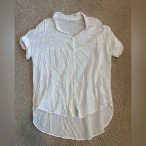 Jane and Delancey White Button Down Shirt